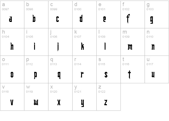 SF Ironsides Condensed details - Free Fonts at FontZone.net