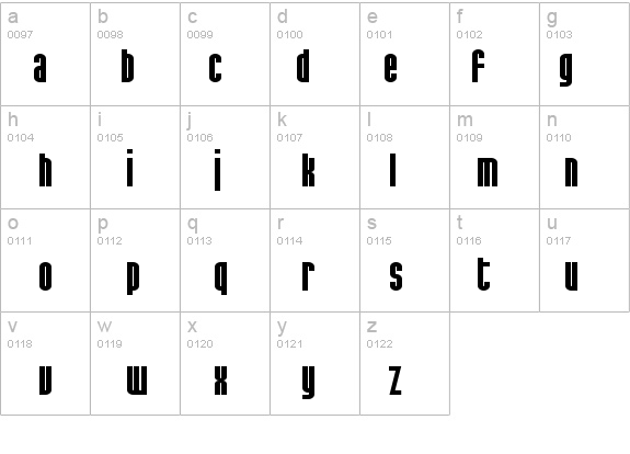 SF Port McKenzie Extended details - Free Fonts at FontZone.net