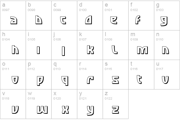 SF Retroesque Shaded details - Free Fonts at FontZone.net