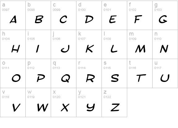 SF Toontime Extended Italic details - Free Fonts at FontZone.net