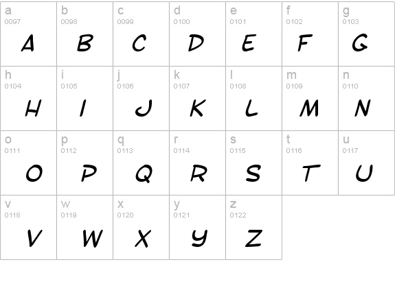 SF Toontime Italic details - Free Fonts at FontZone.net