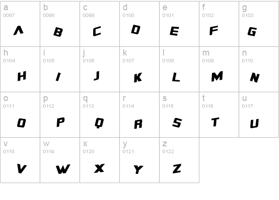SF Zero Gravity Condensed Italic details - Free Fonts at FontZone.net