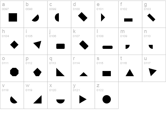 Shape Blocks Solid details - Free Fonts at FontZone.net