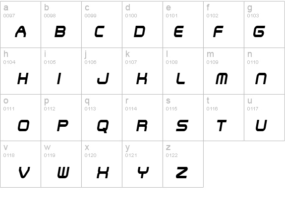 Shuttle-Condensed Italic details - Free Fonts at FontZone.net
