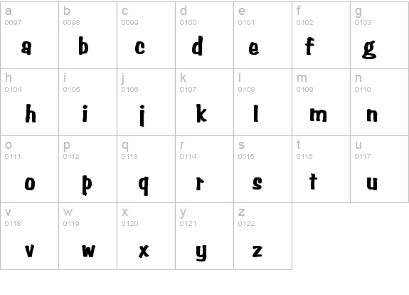 Simpson Heavy Bold details - Free Fonts at FontZone.net
