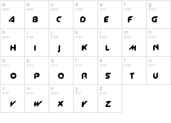 Slant details - Free Fonts at FontZone.net