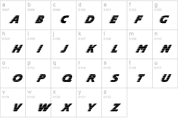 SlipstreamStd details - Free Fonts at FontZone.net