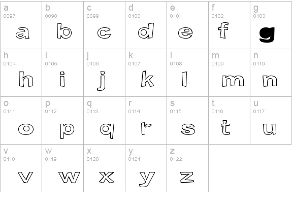 Snott Outline details - Free Fonts at FontZone.net