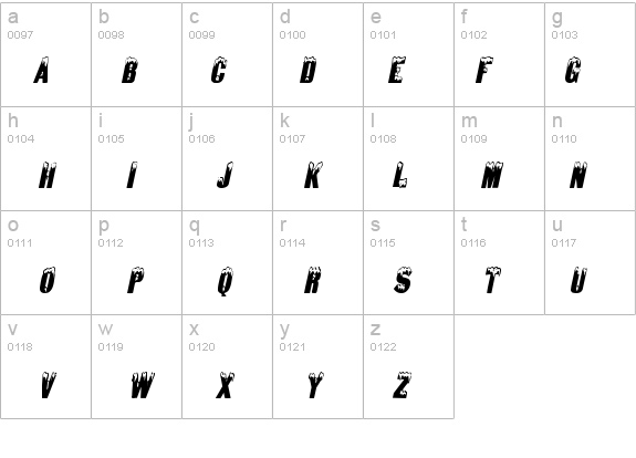Snow Caps-Condensed Italic details - Free Fonts at FontZone.net