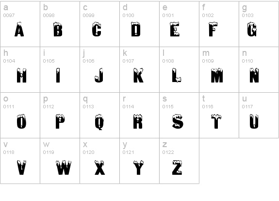 SnowCaps details - Free Fonts at FontZone.net