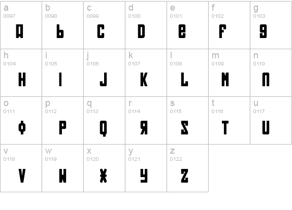 Soviet Bold details - Free Fonts at FontZone.net