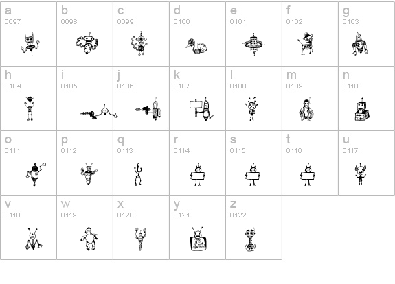 Space Woozies Extras details - Free Fonts at FontZone.net