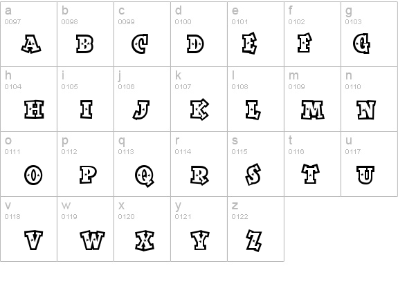 SpaceOutOpen details - Free Fonts at FontZone.net