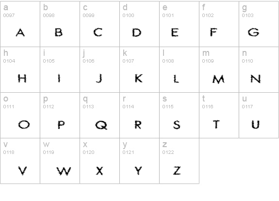 Spat Crumb details - Free Fonts at FontZone.net