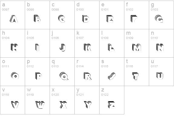 Stackcaps details - Free Fonts at FontZone.net