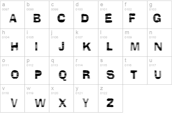 Stackz details - Free Fonts at FontZone.net