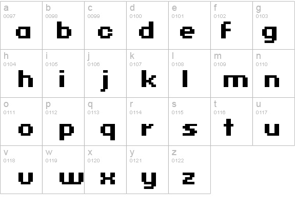 standard 07_64 details - Free Fonts at FontZone.net