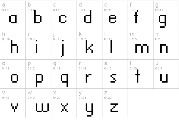 standard 09_55 details - Free Fonts at FontZone.net