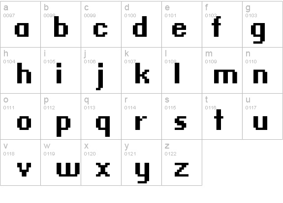 standard 09_65 details - Free Fonts at FontZone.net