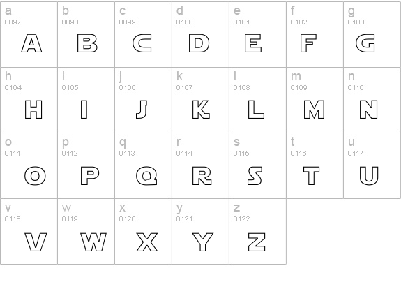 Star Jedi Hollow details - Free Fonts at FontZone.net