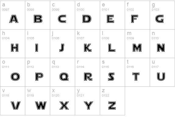 Star Jedi Outline details - Free Fonts at FontZone.net