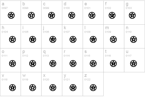 Startone details - Free Fonts at FontZone.net