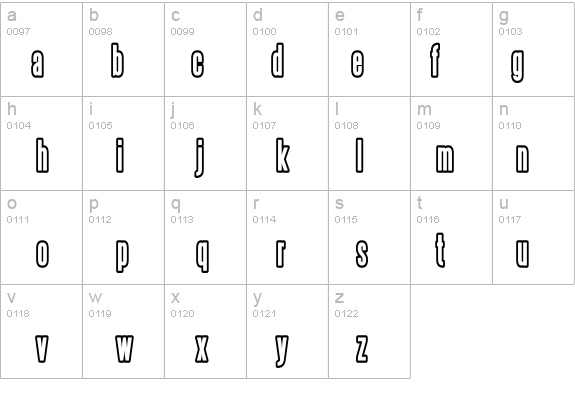 Steelfish Outline details - Free Fonts at FontZone.net