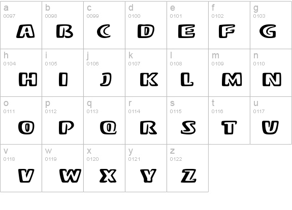 Stereo MF details - Free Fonts at FontZone.net