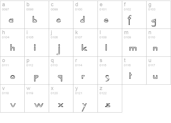 Tablet-Hollow-Extended Normal details - Free Fonts at FontZone.net
