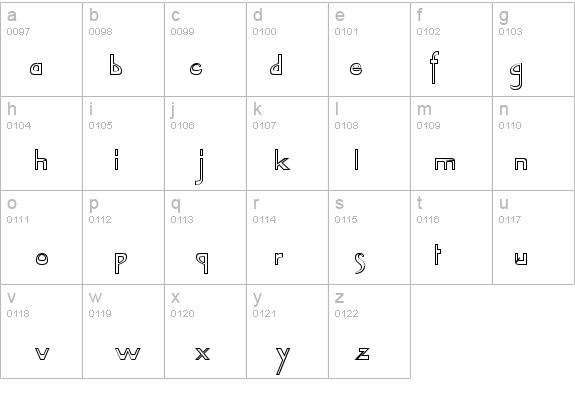 Tablet-Hollow Normal details - Free Fonts at FontZone.net