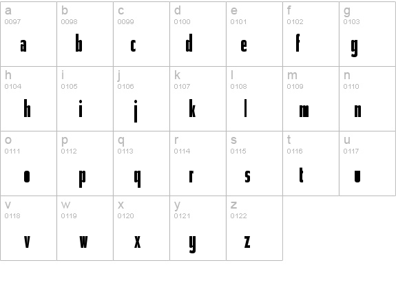 Tasse-BoldCompressed details - Free Fonts at FontZone.net