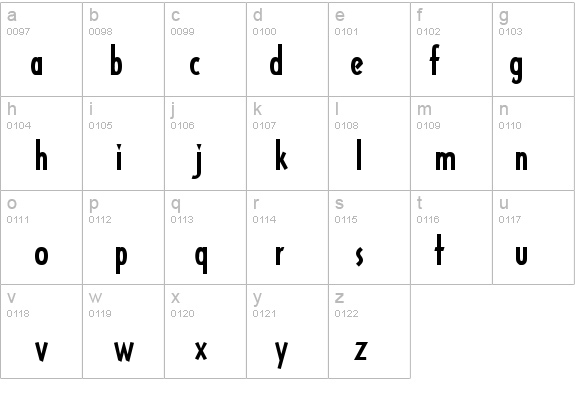 Tech Bold details - Free Fonts at FontZone.net