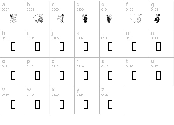 Teddyber V1.1 details - Free Fonts at FontZone.net