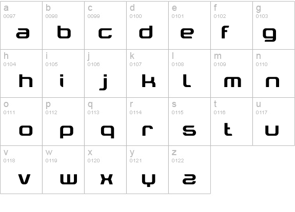 Tektrron Regular details - Free Fonts at FontZone.net