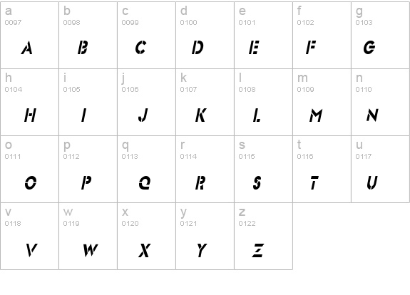 Templett S Condensed Italic details - Free Fonts at FontZone.net