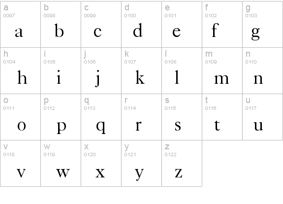 TFCaslonTen-Light details - Free Fonts at FontZone.net