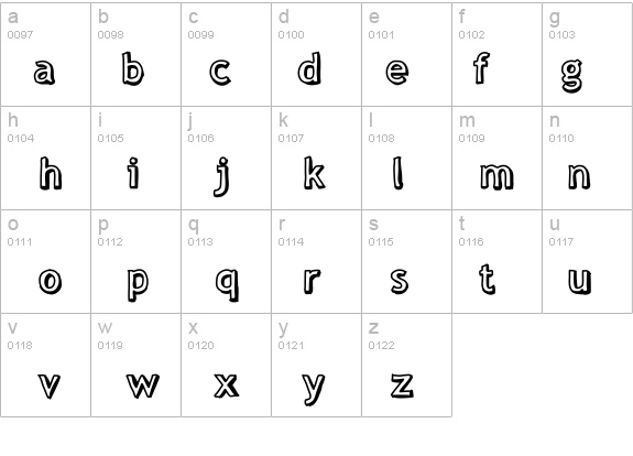 ThreeDee details - Free Fonts at FontZone.net