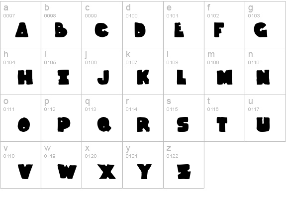 Thunder Thighs details - Free Fonts at FontZone.net