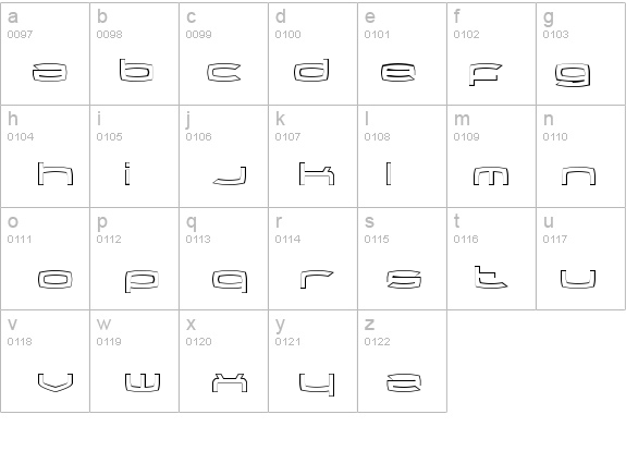 Thundergod Outline details - Free Fonts at FontZone.net