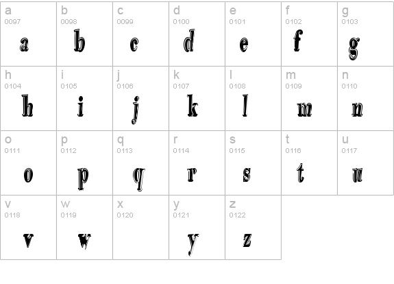 Tidelagskoprofag details - Free Fonts at FontZone.net