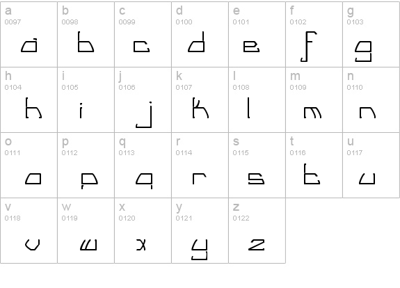 TM Tail Lights Normal details - Free Fonts at FontZone.net