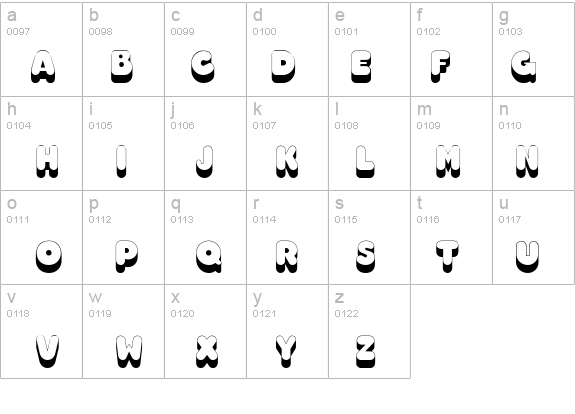 TooMuchShadow details - Free Fonts at FontZone.net