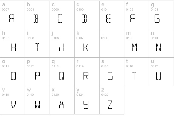 Transponder AOE details - Free Fonts at FontZone.net