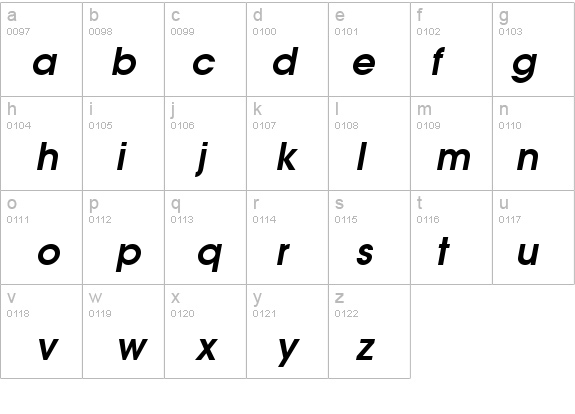 Trendex SSi Semi Bold Italic details - Free Fonts at FontZone.net