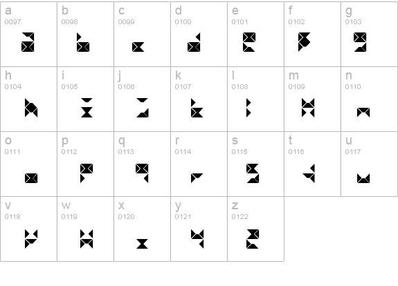 Triangel details - Free Fonts at FontZone.net