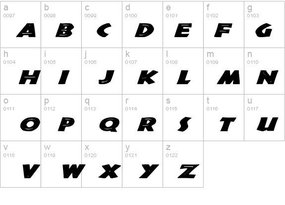 Tribeca Wd Bold Italic details - Free Fonts at FontZone.net