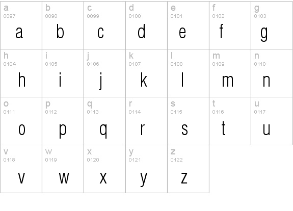 Triumvirate Cond Light details - Free Fonts at FontZone.net