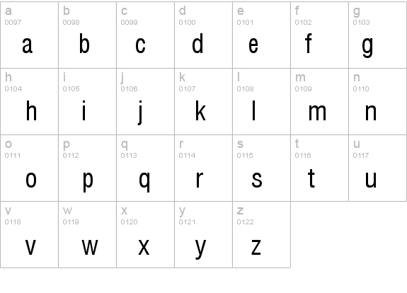Triumvirate Cond details - Free Fonts at FontZone.net