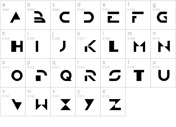 TRON details - Free Fonts at FontZone.net