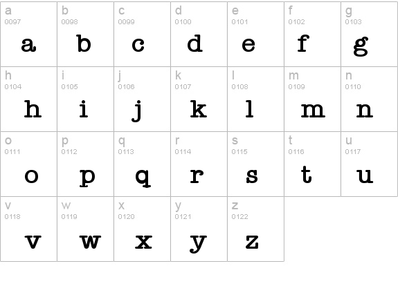 Typist Bold details - Free Fonts at FontZone.net